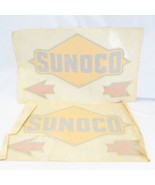 Sunoco Vintage Original Window Decal Full Color 24&quot; x 15&quot; Set Of 2 - $74.47