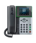 HP 89B51AA#ABA POLY EDGE E300 IP PHONE AND POE-ENABLED WITH POWER SUPPLY US - $232.42