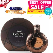 Armaf Radical Brown Eau De Parfum 3.4 Fl oz/100ml For Men Limited Edition Free S - £32.51 GBP