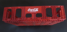 Coca-Cola Property of CCBCC 24 Bottles Red Plastic Case Used Square Corners - $9.90