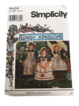 Simplicity Sewing Pattern 9458 Daisy Kingdom Girls Dress Pinafore Sz 3 4 5 6 UC - £5.49 GBP