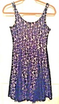 Small Minnie Rocks the Dots Dress DISNEY Flared Black Lace Flare Sleeveless - £17.62 GBP