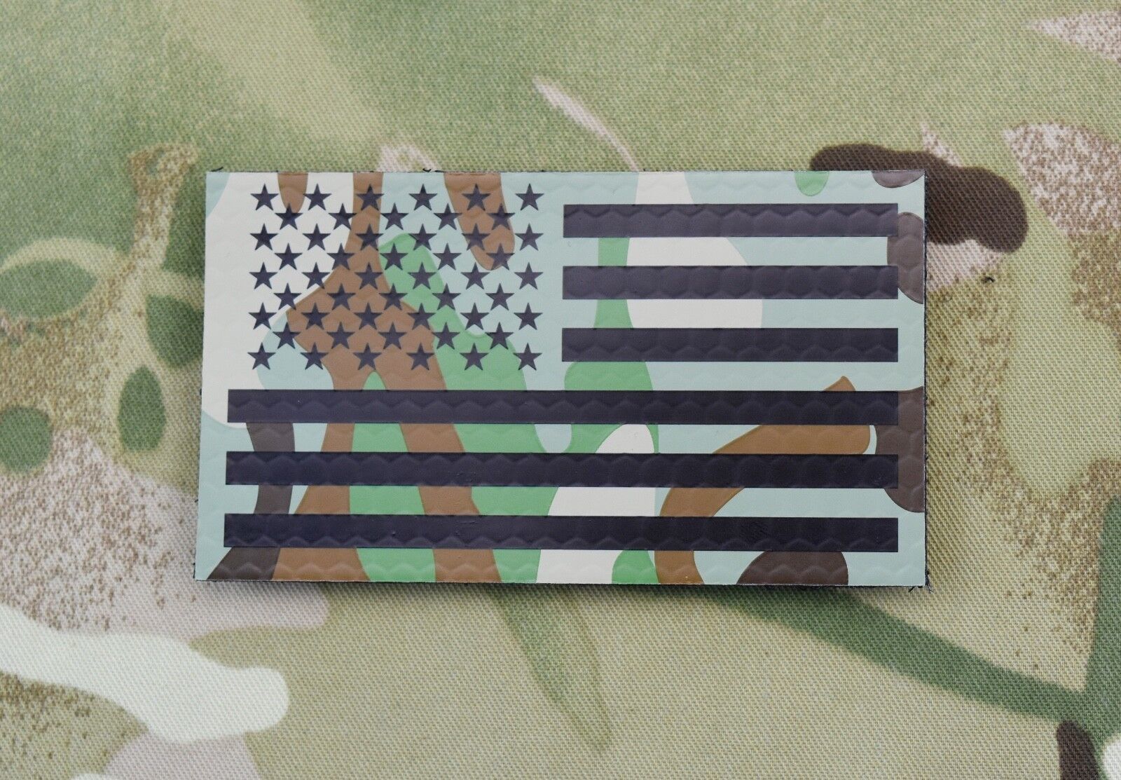 Infrared Printed Multicam IR US Flag Patch Set US Army Special Forces ...
