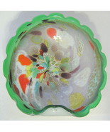 Millefiori Tutti-Frutti Cased Glass Bowl Handblown - £43.79 GBP
