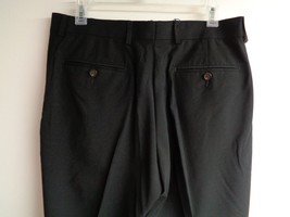 Ralph Lauren Size 34W 30L MODERN FIT Black Dress Pleated Pants New Mens ... - £76.89 GBP