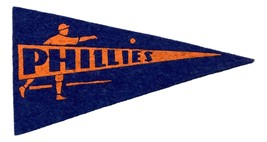 Vintage Philadelphia Phillies 5 &quot; Bleu Banderole - £22.88 GBP