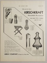 1931 Print Ad Kirschkraft Household Accessories Premiums Kirsch Co. Sturgis,MI - £12.19 GBP
