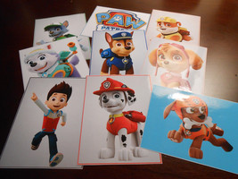 9 Paw Patrol Inspired Stickers, Party Supplies,Labels, Favors, Decorations - £9.45 GBP