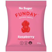 Funday Raspberry Flavoured Gummy Frogs 50g - £55.24 GBP