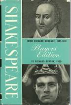 The Complete Works Of William Shakespeare Players Edition Hardcover Book 1971 - £3.11 GBP