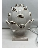 Scentsy Peace And Prosperity Warmer Artichoke White Retired No Box - £27.24 GBP