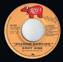Andy Gibb Shadow Dancing 45 rpm Let It Be Me Canadian Pressing - £3.49 GBP