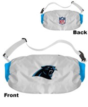 NEW NFL Carolina Panthers Official Thermal Plush Handwarmer w/ pocket adjustable - £15.63 GBP