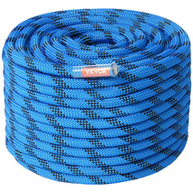 VEVOR 12.7mm Static Climbing Rope, 60.9M,30KN Breaking Tension - $47.99