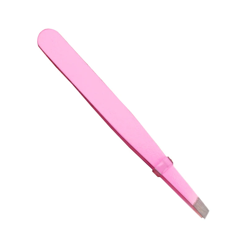 Black/Pink Eyebrow Tweezer Eyebrow Beauty Slanted Puller Stainless Steel... - $22.89 CAD