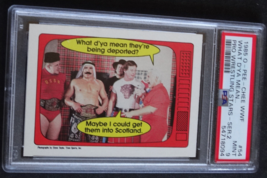1985 OPC O-Pee-Chee WWF #54 Roddy Piper Iron Sheik Orton Wrestling Card PSA 9 - £98.77 GBP