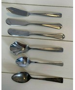 Vintage 6 Spoons Spreaders Lot  - £12.33 GBP