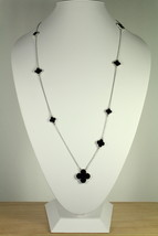 Mixed Size Onyx Motif Necklace - $135.00