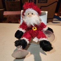 New old stock Russ Berrie Santa Clause Plush Red Santa Hat suction cup deco - £4.51 GBP