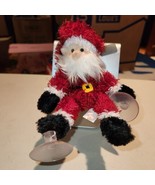 New old stock Russ Berrie Santa Clause Plush Red Santa Hat suction cup deco - £4.53 GBP