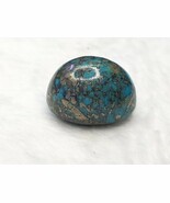 Une véritable turquoise naturelle de forme ovale avec cabochon matrice d... - $1,239.05 MXN