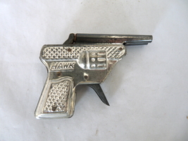 Vintage toy Hawk double barrel cap pistol revolver gun - $19.00