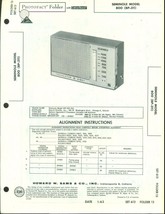 1963 Photofact 4-page Folder SEMINOLE transistor radio model 800 - £7.81 GBP