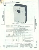 1961 Photofact 4-page Folder PHILCO transistor radio model T-50-126 T-51... - £7.81 GBP