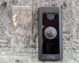 New/Open Box Ring Video Camera Doorbell - Black 5AT3T (1A) - £11.93 GBP