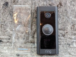 New/Open Box Ring Video Camera Doorbell - Black 5AT3T (1A) - £11.84 GBP
