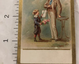 Man In Suit And Child Victorian Trade Card VTC 8 - $5.93