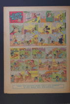 Micky Mouse, Goofy, and Little Hiawatha in Sunday Comic Page, February 8, 1942 - £6.37 GBP