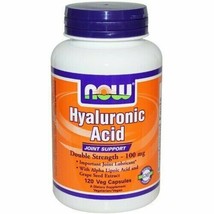 Hyaluronic Acid 100 mg - 120 Vegetarian Capsules by NOW - $36.59