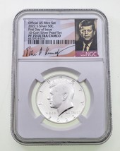 2022-S Offiziell US 10-Coin Set 50C Kennedy Halb Dollar NGC PF70 Ultra C... - $155.91