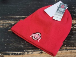 Nike Ohio State Football CW6190-657 Red Cuff Beanie Hat Men/Women OS - £26.16 GBP
