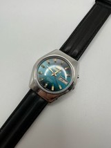 Vintage Orient IT 469658 6B PR Green Arabic Date Green 3.8cm Watch - £86.04 GBP