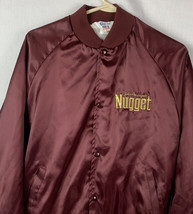 Vintage John Ascuagas Nugget Jacket Satin Lightweight Vegas Medium USA 80s 90s - £31.45 GBP