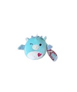 NEW Squishmallows Kellytoy 4&quot; Palasha the Dragon Plush Toys - £11.24 GBP