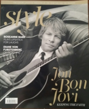 Jon Bon Jovi, Roseanne Barr, Dian Von Furstenberg Style Magazine Fall 2015 - £4.71 GBP