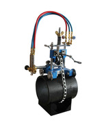 Manual Pipe Cutting Beveling Machine Torch Track Burner Gas Cut Hand Pip... - €300,68 EUR