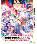 DVD Amine Macross Delta 超时空要塞Delta Vol.1-26 End + 2 Movie + 9 OVA - $31.99
