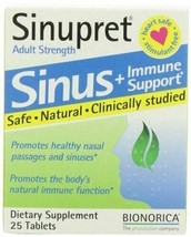 Sinupret Adult Strength Sinus + Immune Support All Natural, Fast Acting ... - $21.03