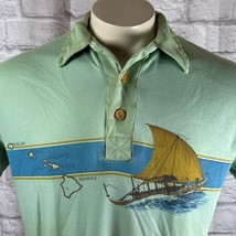 Camicia Polo Vintage Mervyn&#39;s Hawaii Uomo Grande Isole Hawaii Kauai Maui... - $51.96