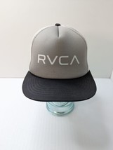 RVCA Hat Cap Foam Trucker Mesh Mens Sports Snapback Gray Black White Foam - £10.49 GBP