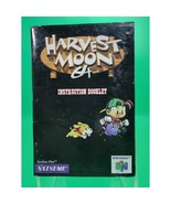 Nintendo 64 N64 Harvest Moon 64 Original Manual Only Authentic - $532.68 MXN