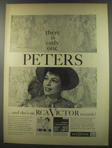 1956 RCA Victor Records Advertisement - Roberta Peters - £14.78 GBP