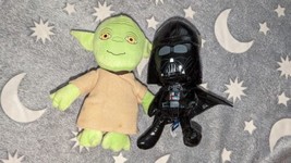 Star Wars Darth Vader Plush Doll Toy 9” by Galerie Brand (2010) And Yoda... - £7.06 GBP