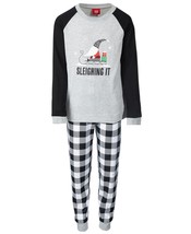 allbrand365 designer Big Kids 2-Pieces Pajama Set Buffalo Check Size 10-12 - £17.13 GBP