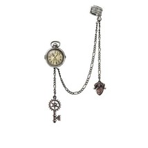 Alchemy Gothic E349  Uncle Albert&#39;s Timepiece Ear Cuff Earrings - $829.28 MXN