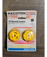 10 Vintage 45 RPM Record Inserts - Yellow - New In Package Recoton 1985 - $7.87